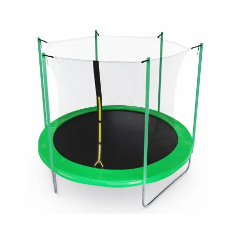 Батут DFC 10FT green с внутренней защитной сеткой - Фото 2