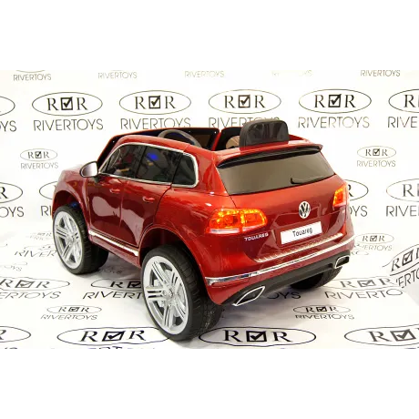 Электромобиль RiverToys VOLKSWAGEN TOUAREG Cherry - Фото 8