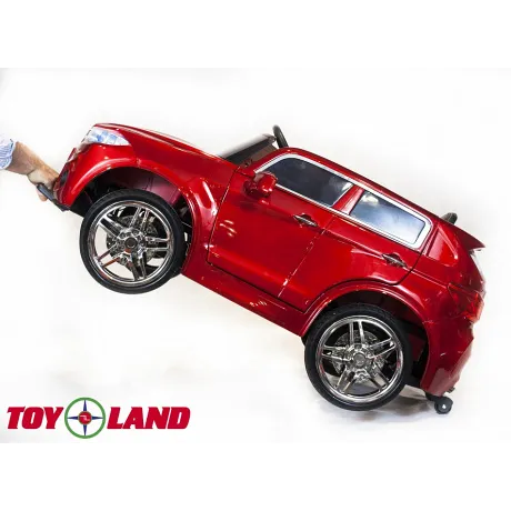 Электромобиль ToyLand BMW X5 красный - Фото 9