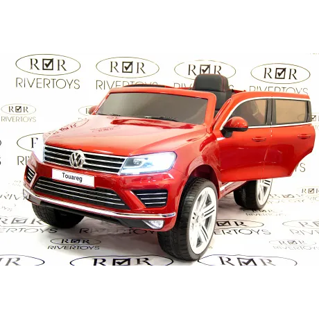 Электромобиль RiverToys VOLKSWAGEN TOUAREG Cherry - Фото 5