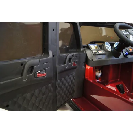 Электромобиль RiverToys Mercedes-Benz G65 AMG вишневый глянец - Фото 21