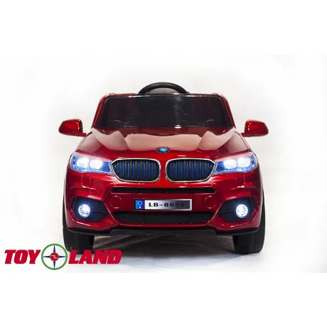 Электромобиль ToyLand BMW X5 красный - Фото 2