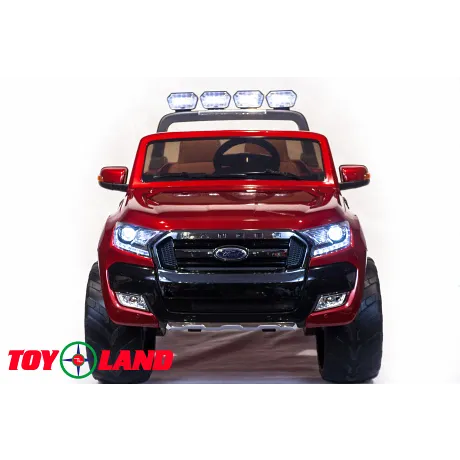 Электромобиль ToyLand Ford Ranger 2017 4x4 красный - Фото 2