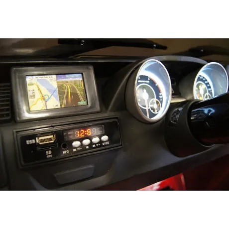 Электромобиль RiverToys Mercedes-Benz G65 AMG вишневый глянец - Фото 23