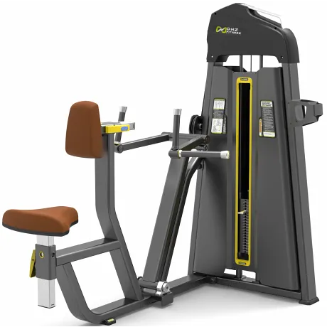 Гребная тяга с упором на грудь DHZ Vertical Row Стек 105 кг E-1034В - Фото 7