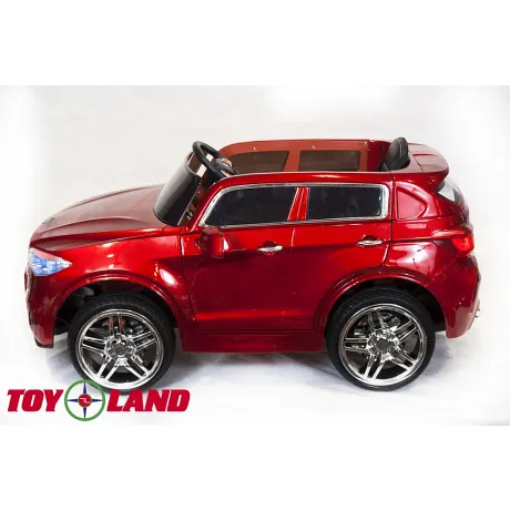Электромобиль ToyLand BMW X5 красный - Фото 5