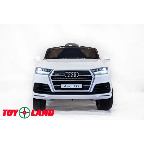 Электромобиль ToyLand Audi Q7 высокая дверь белый - Фото 2