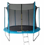 Уличный батут SportElite 3,05м MZ-10FT-B с защитной сеткой внутрь и лестницей