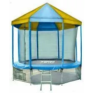 Батут Optifit Like Blue 12ft с сине-желтой крышей