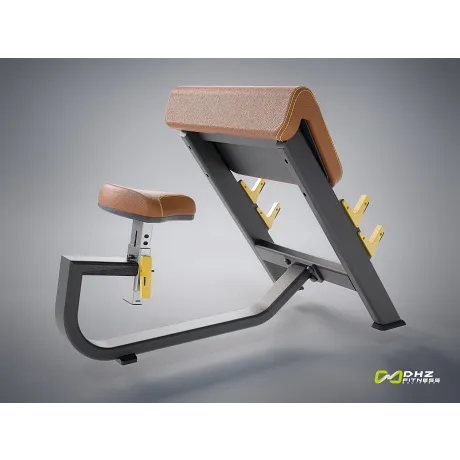 Скамья для бицепса с сиденьем. Скамья Скотта DHZ Seated Preacher Curl E-1044В - Фото 5