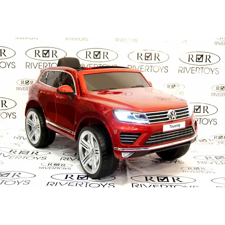 Электромобиль RiverToys VOLKSWAGEN TOUAREG Cherry - Фото 13