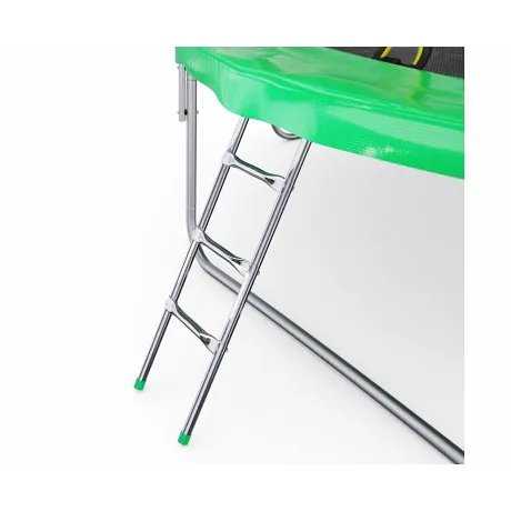 Батут DFC 14FT green с внутренней защитной сеткой - Фото 5
