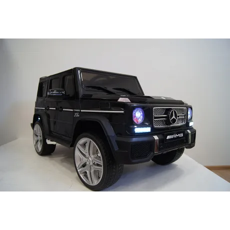 Электромобиль RiverToys Mercedes-Benz G65 AMG черный - Фото 22