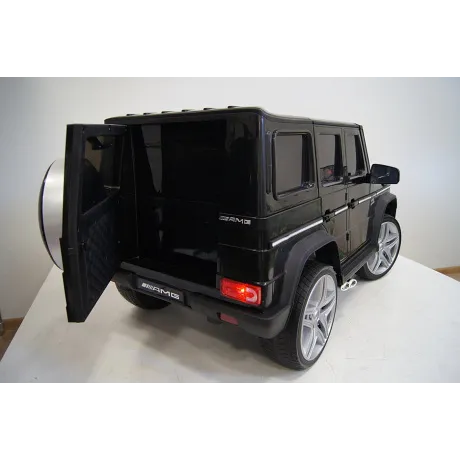 Электромобиль RiverToys Mercedes-Benz G65 AMG черный - Фото 14