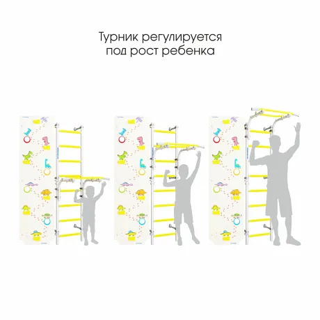 Домашний спортивный комплекс Romana Next Skalolaz зеленое яблоко - Фото 4