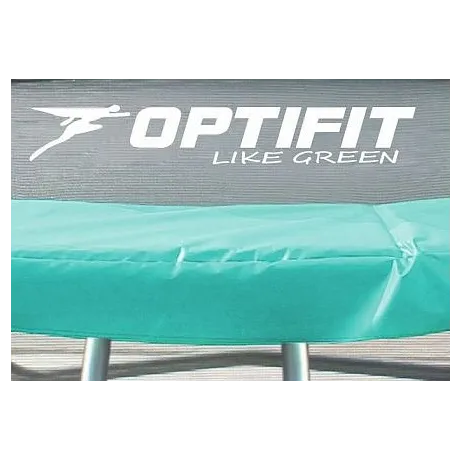 Батут Optifit Like Green 10ft с зелено-желтой крышей - Фото 4