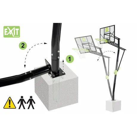 Неподвижная баскетбольная система Exit Toys - Фото 5