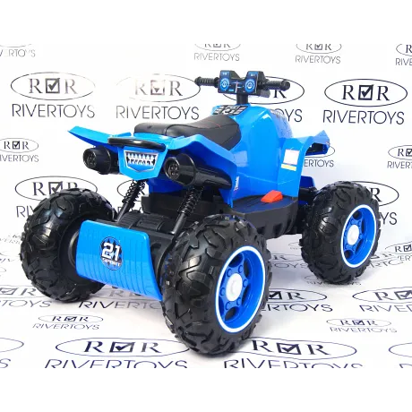 Квадроцикл RiverToys T777TT BLUE - Фото 5
