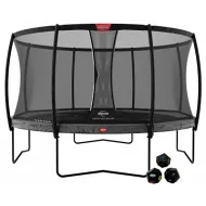 Уличный батут BERG Champion Regular 430 Grey Levels + защитная сетка Safety Net Deluxe