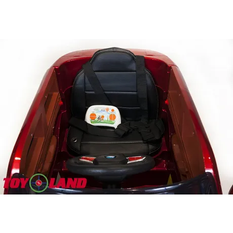 Электромобиль ToyLand BMW X5 красный - Фото 4