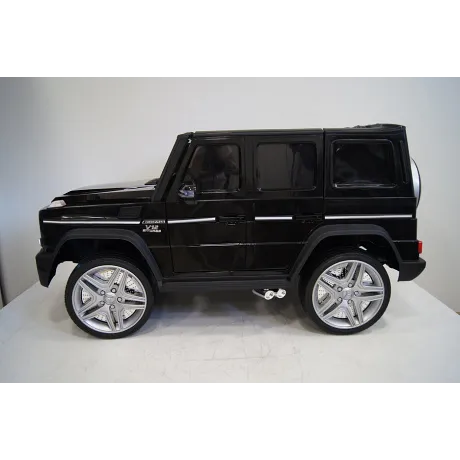 Электромобиль RiverToys Mercedes-Benz G65 AMG черный - Фото 19