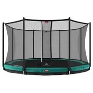 Уличный батут BERG Champion InGround 430 Green + защитная сетка Safety Net Comfort