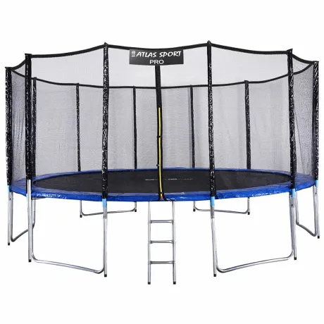 Батут Atlas Sport 490 см (16ft) PRO BLUE - Фото 2