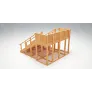 Зимняя деревянная горка Савушка "Зима wood-4" - Фото 3