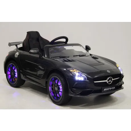 Электромобиль RiverToys Mercedes-Benz SLS A333AA VIP CARBON (черный) - Фото 4