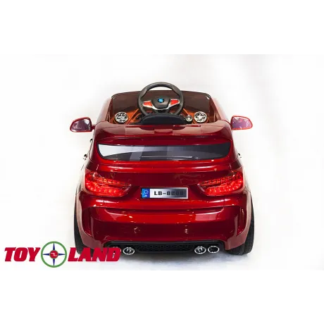 Электромобиль ToyLand BMW X5 красный - Фото 7