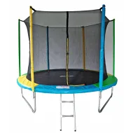 Уличный батут SportElite 3,05м MZ-10FT-M с защитной сеткой внутрь и лестницей