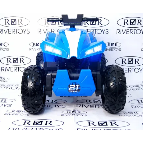 Квадроцикл RiverToys T777TT BLUE - Фото 3