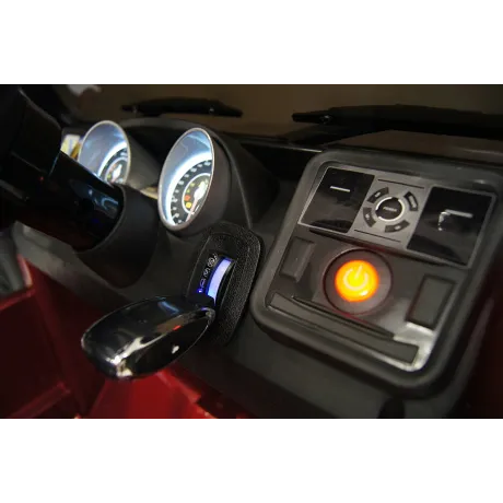 Электромобиль RiverToys Mercedes-Benz G65 AMG вишневый глянец - Фото 24