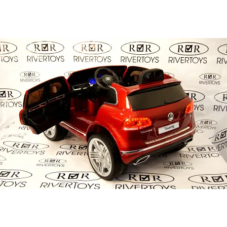 Электромобиль RiverToys VOLKSWAGEN TOUAREG Cherry - Фото 7