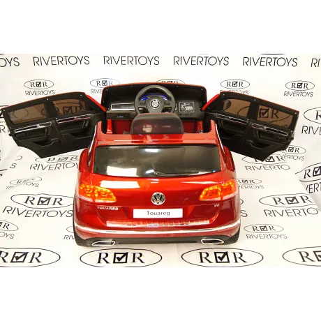 Электромобиль RiverToys VOLKSWAGEN TOUAREG Cherry - Фото 10