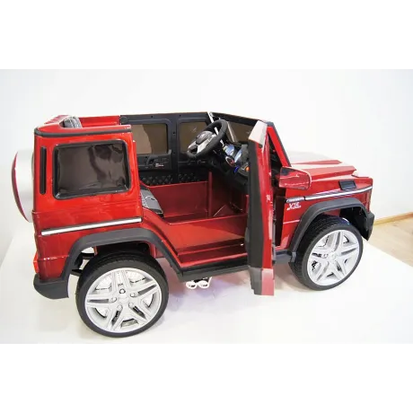 Электромобиль RiverToys Mercedes-Benz G65 AMG вишневый глянец - Фото 32