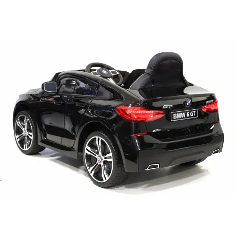 Электромобиль RiverToys BMW 6 GT JJ2164 (черный) - Фото 9