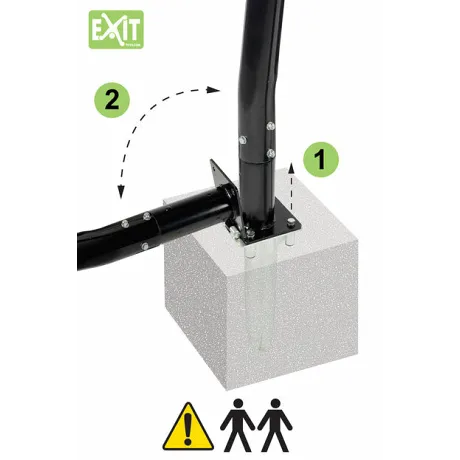 Неподвижная баскетбольная система Exit Toys - Фото 6