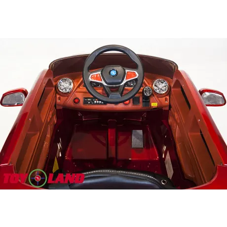 Электромобиль ToyLand BMW X5 красный - Фото 8