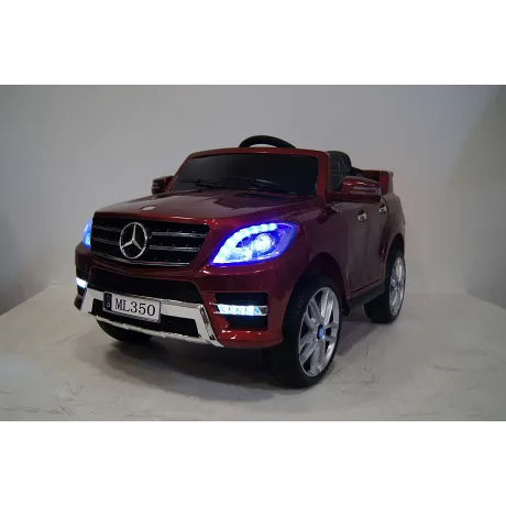 Электромобиль RiverToys Mercedes-Benz ML350 коричневый - Фото 5